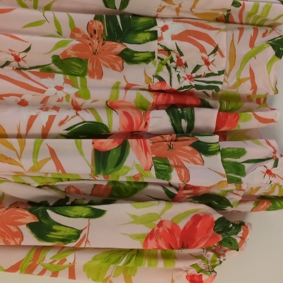 Style&co Boho Tiered Peasant Floral print Oversized Loose Fit blouse XL - Picture 9 of 10